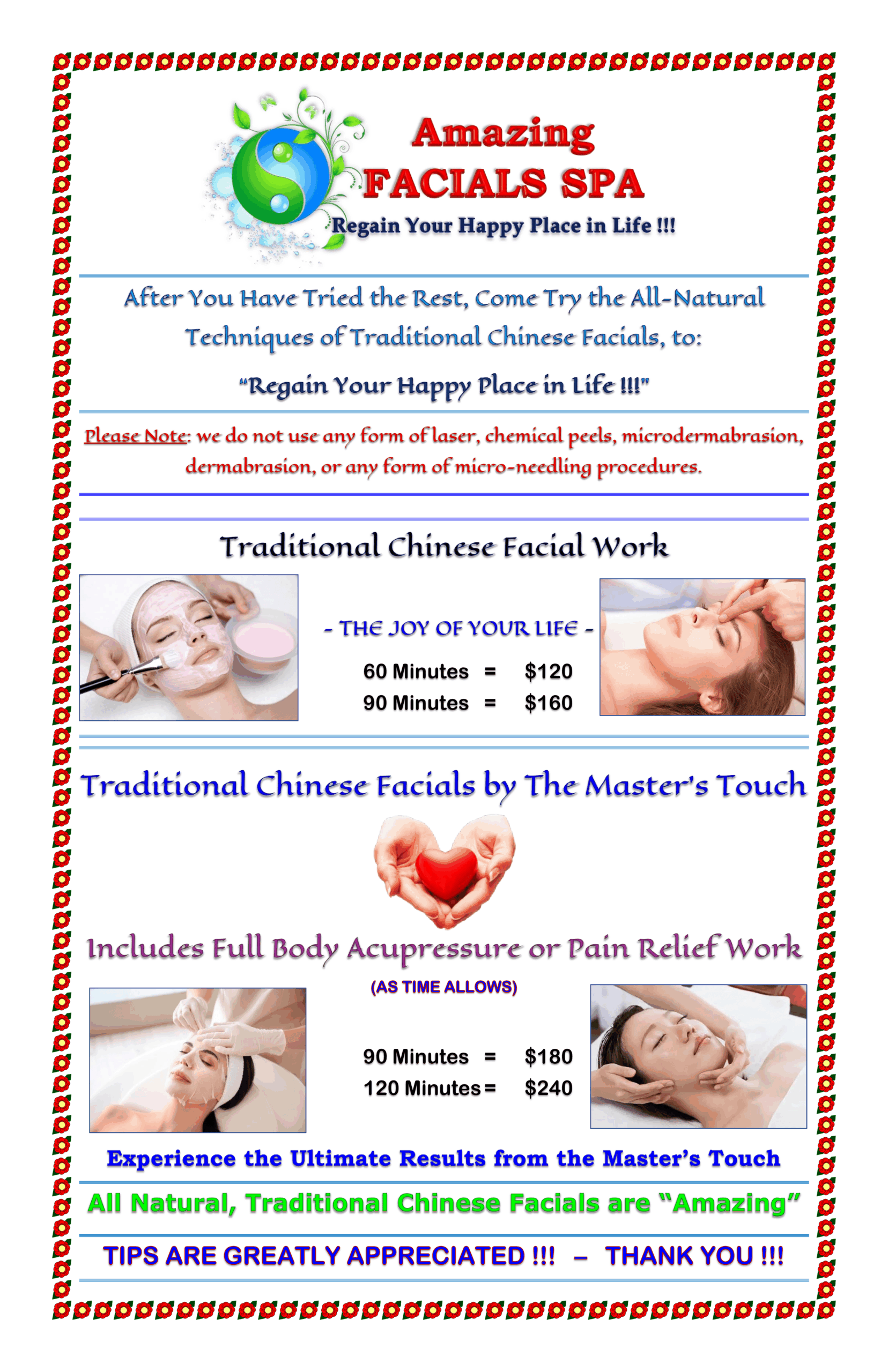 Amazing FACIALS SPA Menu-9